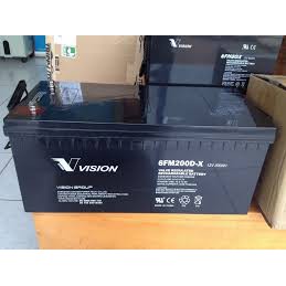 ẮC QUY VISION 12V-200AH  DÒNG XẢ SÂU