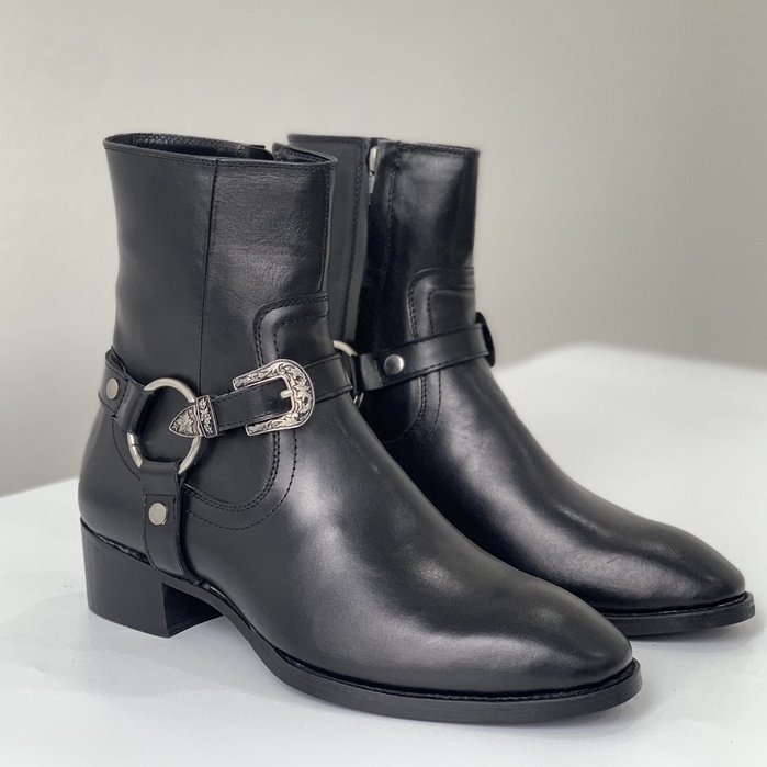 Harness boots đế phíp gỗ cao 5cm
