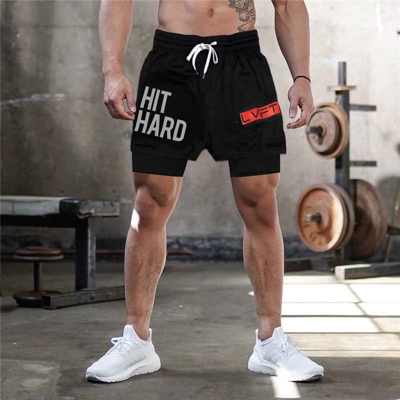 Quần Gym 2 Lớp Gym Lvft Hit Hard ,Quần 2 Lớp Có Legging Bên Trong
