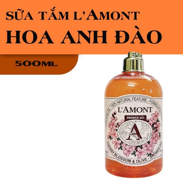 Sữa Tắm LAmont Shower Gel chai 500ml