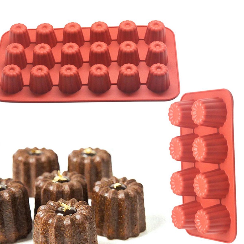 AUGUSTINA Khuôn Làm Nến Bánh Muffin Chống Dính Tiện Lợi