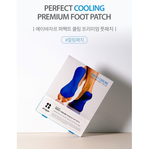 Miếng Dán Mát Dịu Thư Giãn Bàn Chân Avajar Perfect Cooling Premium Foot Patch - 1 Miếng