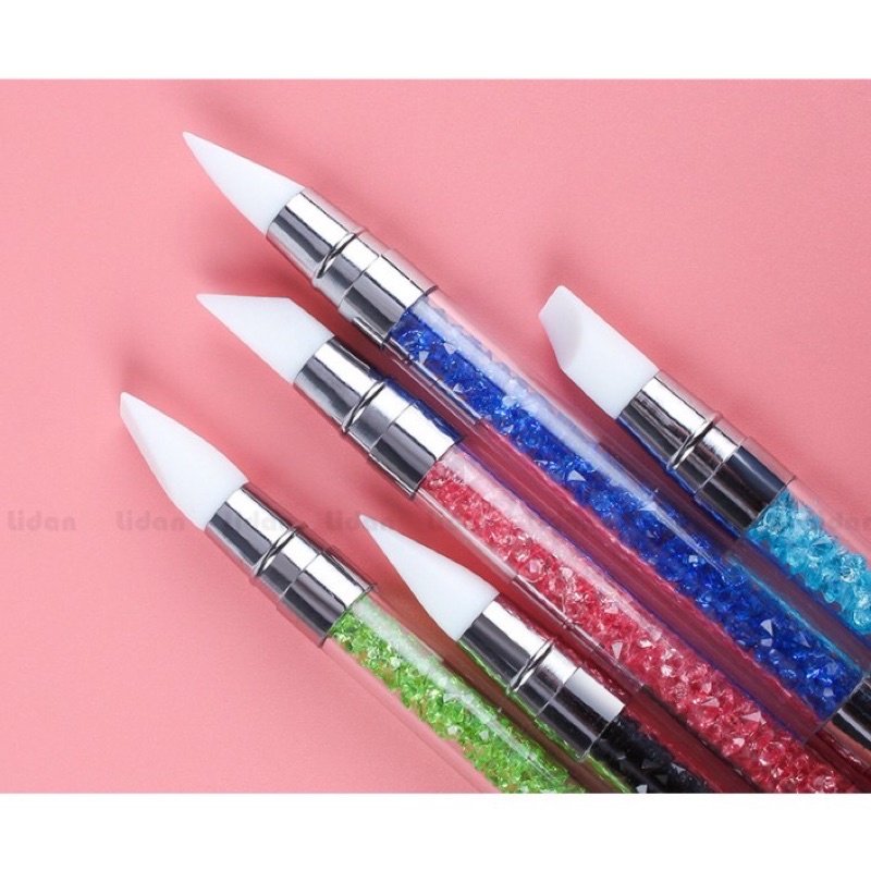 Cọ Silicon miết Sticker, phoin, nặn hoa khô đa năng