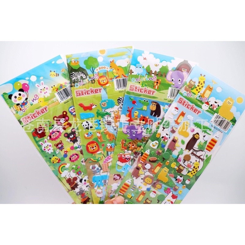sticker 3d các mẫu