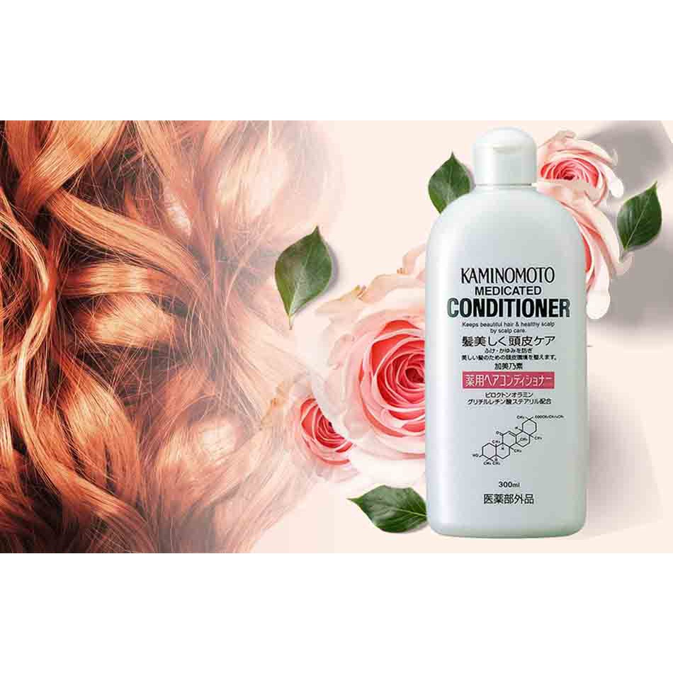 Combo Dầu Gội + Dầu Xả Kaminomoto 300ML
