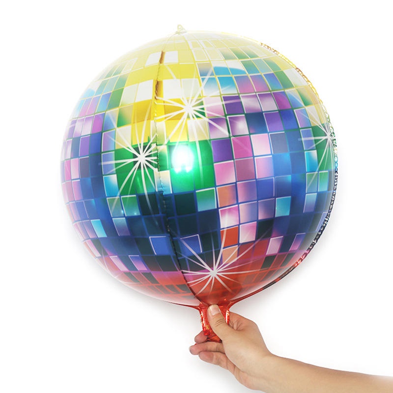 Bong Bóng Lá Nhôm 4D 22inch Phong Cách Retro 80s 90s Dùng Trang Trí Tiệc