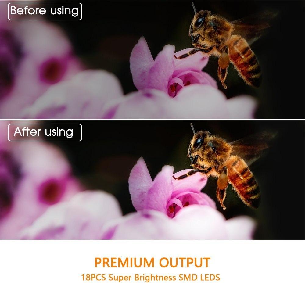 Vòng Đèn Flash Máy Ảnh Puluz Rf-550D 48 Macro Với 8 Đầu Nối Cho Máy Ảnh Nikon Canon Sony Pentax Olympus Panasonic