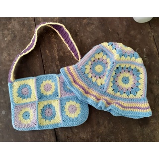 COMBO TÚI NÓN LEN CROCHET