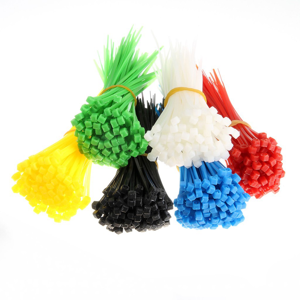 Set 100 dây rút nylon dùng để cố định cáp đa năng tiện dụng