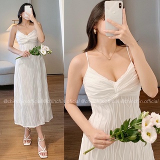 Đầm midi dây xoắn ngực