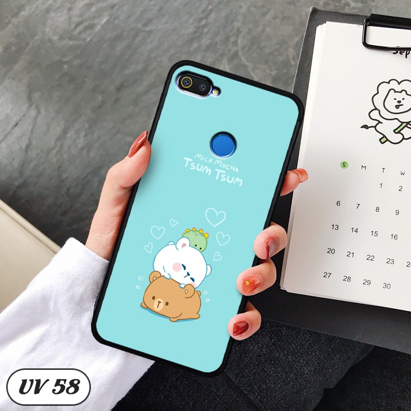 Ốp điện thoại Realme 2 - lưng nhám viền dẻo