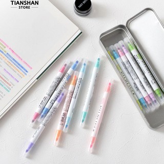 Set 12 bút highlight 2 đầu 12.5cm