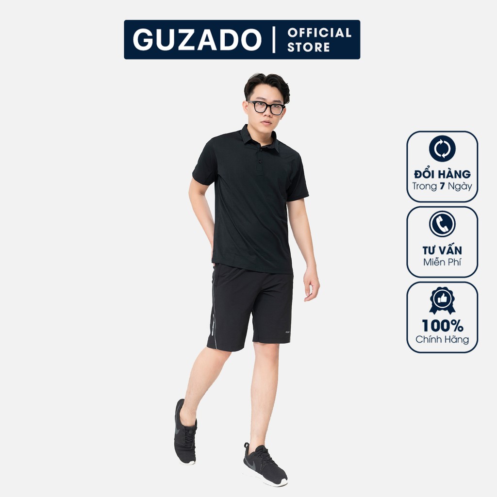 Áo Thun Polo Nam Cổ Bẻ GUZADO, Chất Thể Thao, Phong Cách Trẻ Trung Năng Động, Mẫu Mới Nhất 2021 KRP21-02 | BigBuy360 - bigbuy360.vn