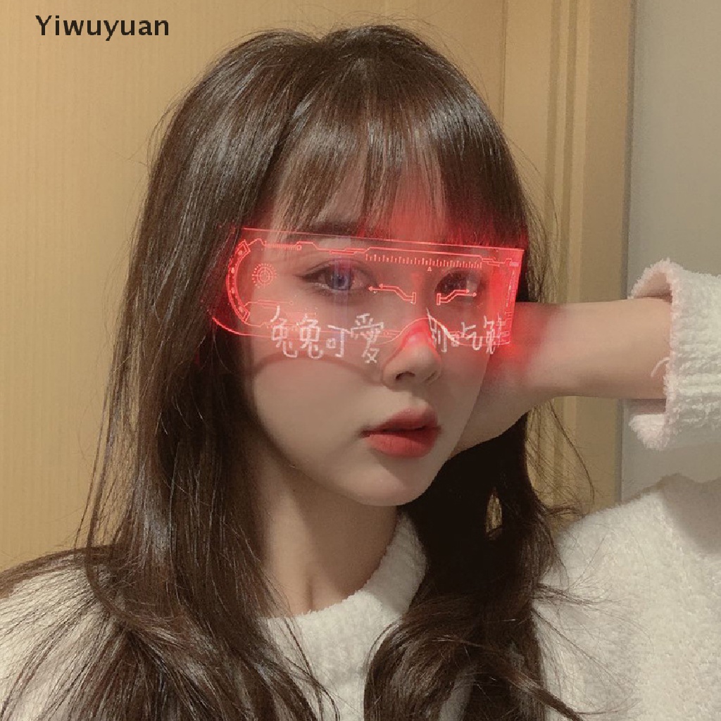 Kính Mát Có Đèn LED Phát Sáng Thời Trang Phong Cách Vintage