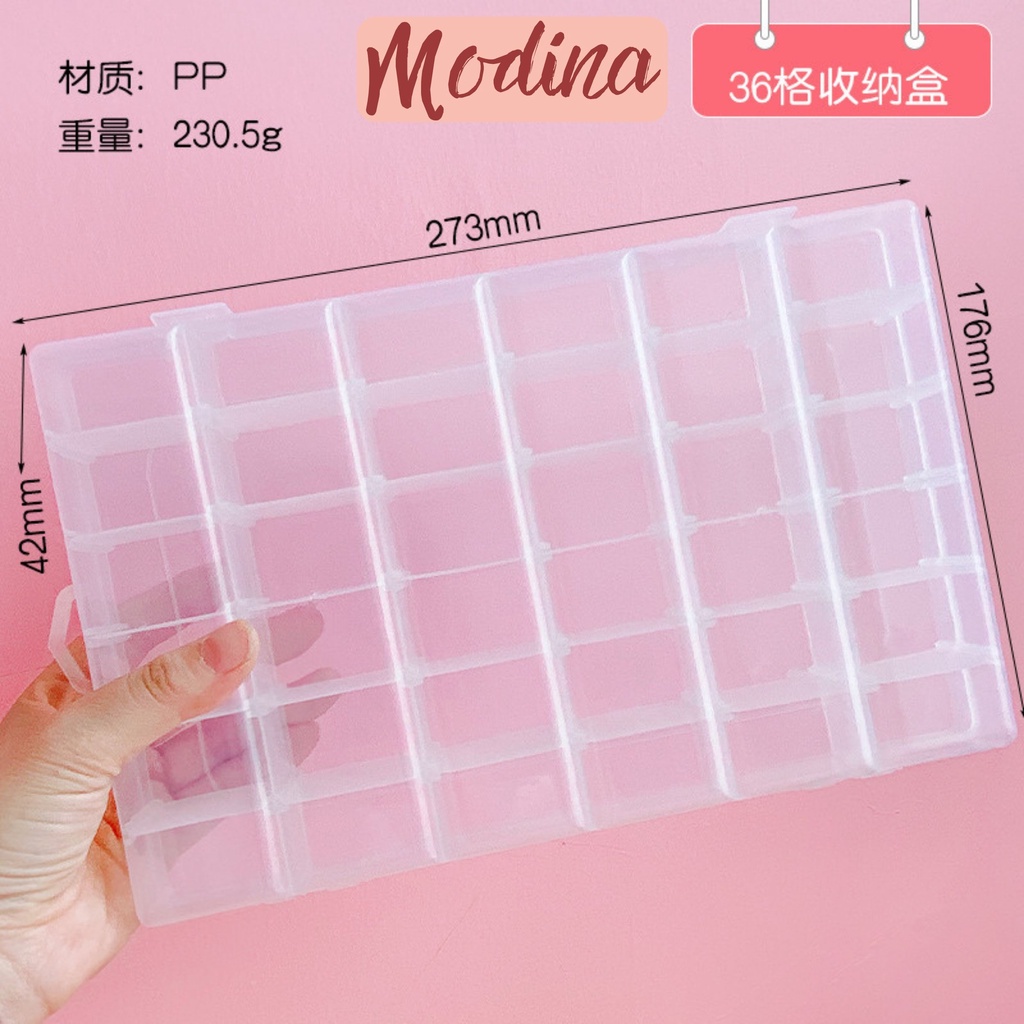 Hộp nhựa nhiều ngăn đựng washi tape, kệ để đồ mini đựng văn phòng phẩm