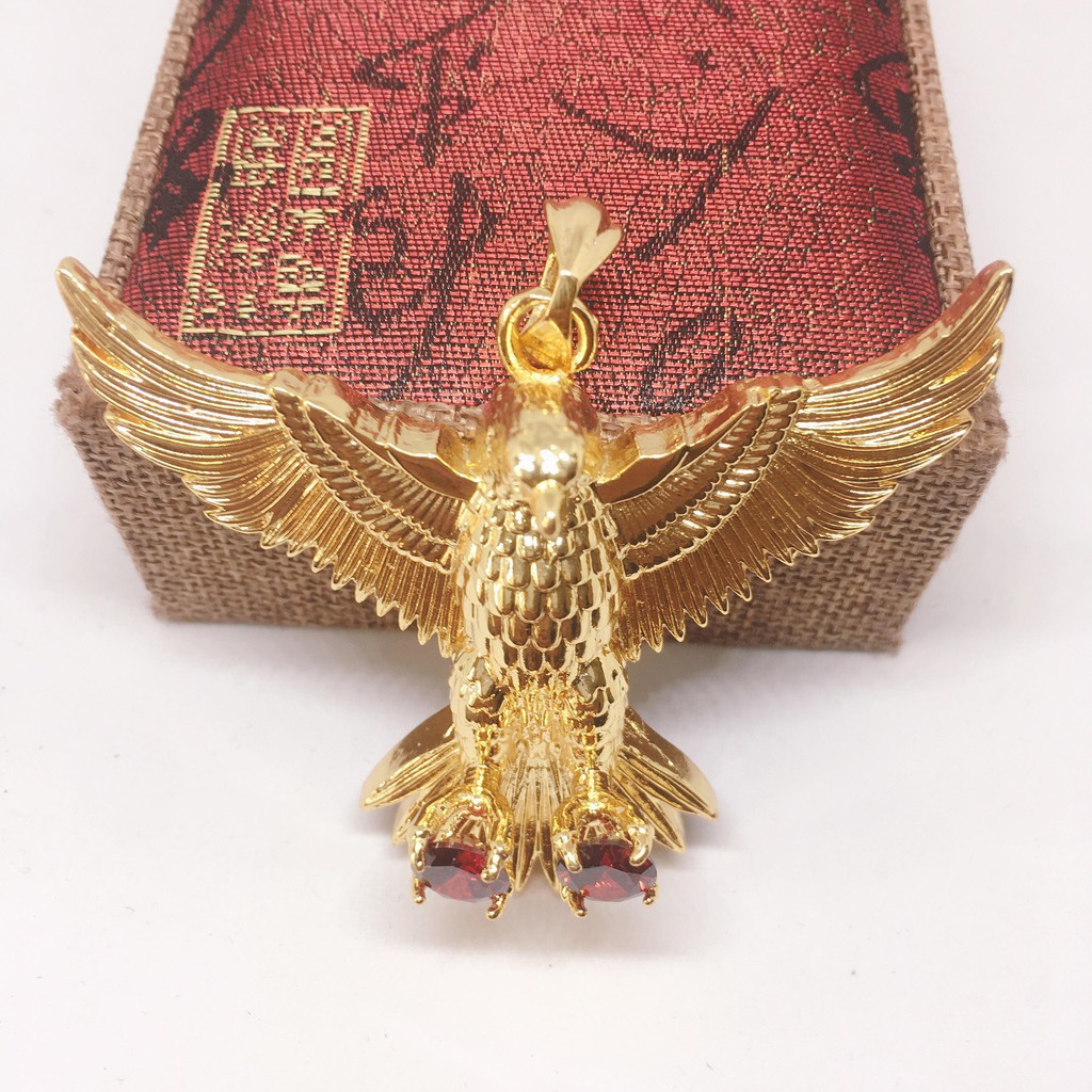 Dây chuyền Phong thủy mặt Đại bàng tung cánh cao cấp may mắn Vòng cổ phong cách Phú lê