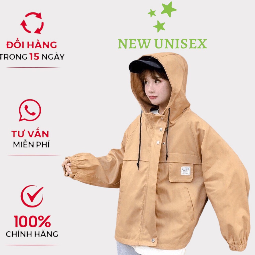 ÁO KHOÁC KAKI HỘP NAM NỮ HÌNH THẬT HÀNG BAO ĐẸP, BAO CHẤT TP [NewUnisex]