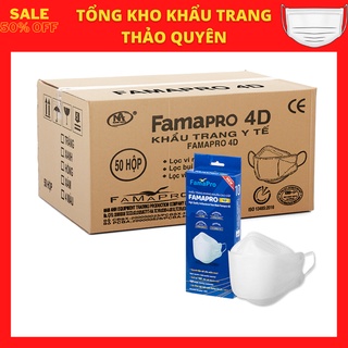Khẩu trang y tế cao cấp kháng khuẩn KF94 Famapro 4D Nam Anh đủ màu