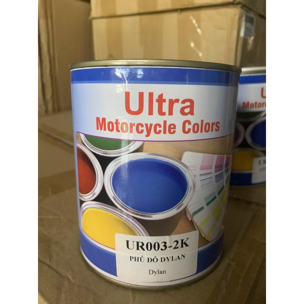 Sơn màu Ultra UR003-2K Phủ đỏ Dylan Honda ( Sơn ô tô và xe máy)