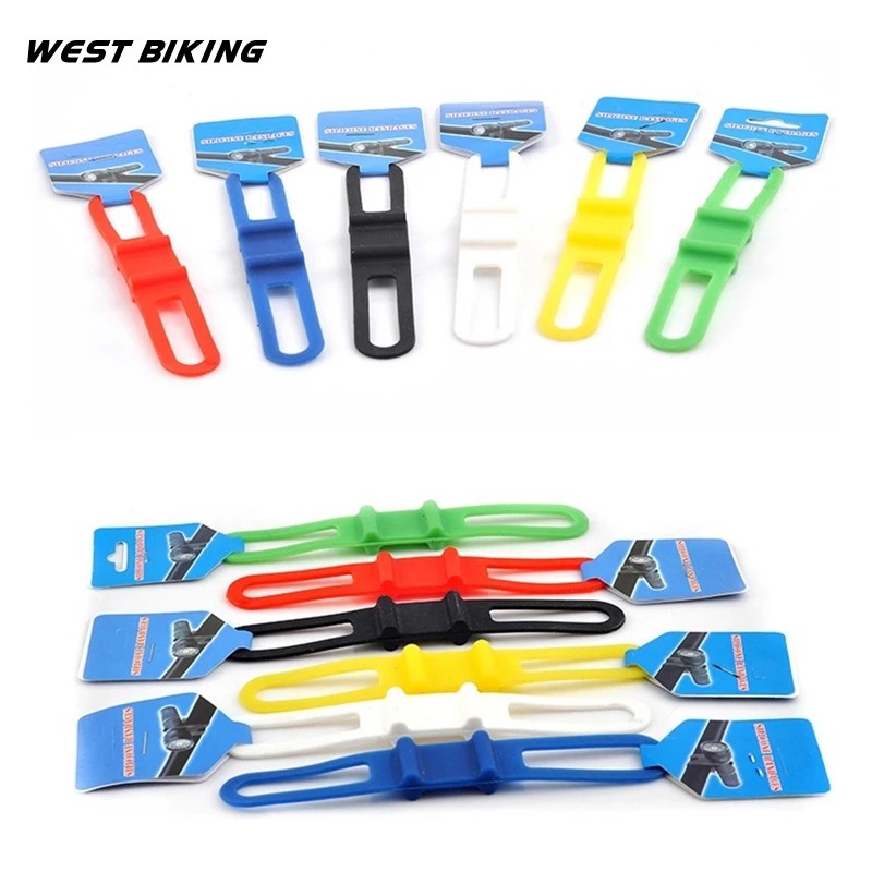 Dây silicon WEST BIKING YP0701042 gắn đèn xe đạp sử dụng tiện lợi
