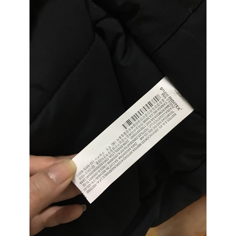 Áo parka Zara auth tuồn