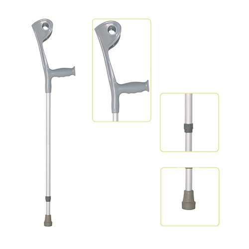 Nạng khuỷu tay hợp kim nhôm Lucass C-37 hỗ trợ cho người chân yếu, khó đi