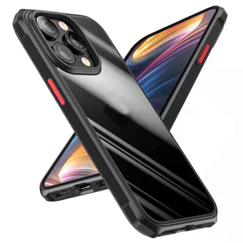 Ốp Điện Thoại Cứng Viền Vuông Chống Sốc Cho iPhone 14 Pro Max 13 Pro Max 14 Plus 13 12 mini 7 8 Plus SE 2020 X XS 11 Pro Max XR
