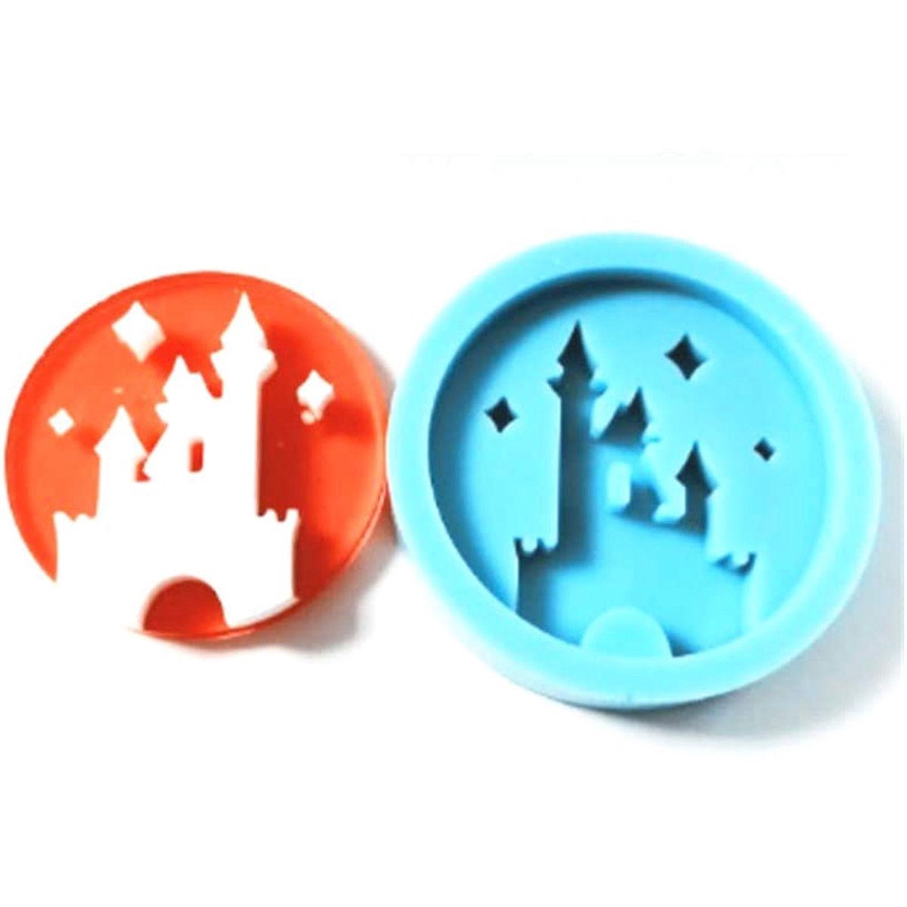 YIYU Khuôn Làm Điện Thoại Hình Lâu Đài Halloween