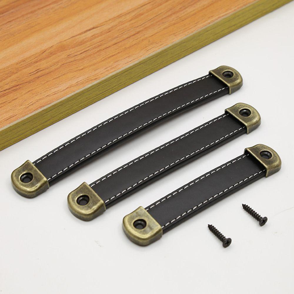 PISTA Set 4 Tay Nắm Cửa 128 / 160mm Chất Liệu Da