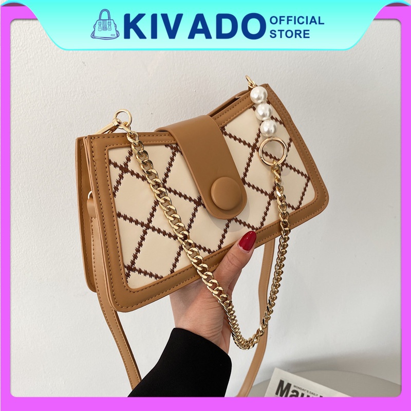 Túi xách nữ đẹp kẹp nách đeo chéo thời trang cao cấp giá rẻ hàn quốc HÀN QUỐC KIVADO A06