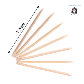 SET 2 Cây que gỗ cam chấm khoé móng, là mép móng,tháo móng giả