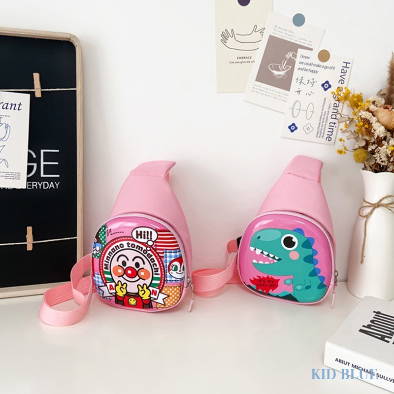 Túi Đeo Chéo Ngực Hình Vỏ Trứng Hoạt Hình Dễ Thương Phong Cách Hàn Quốc Cho Bé Trai Và Gái