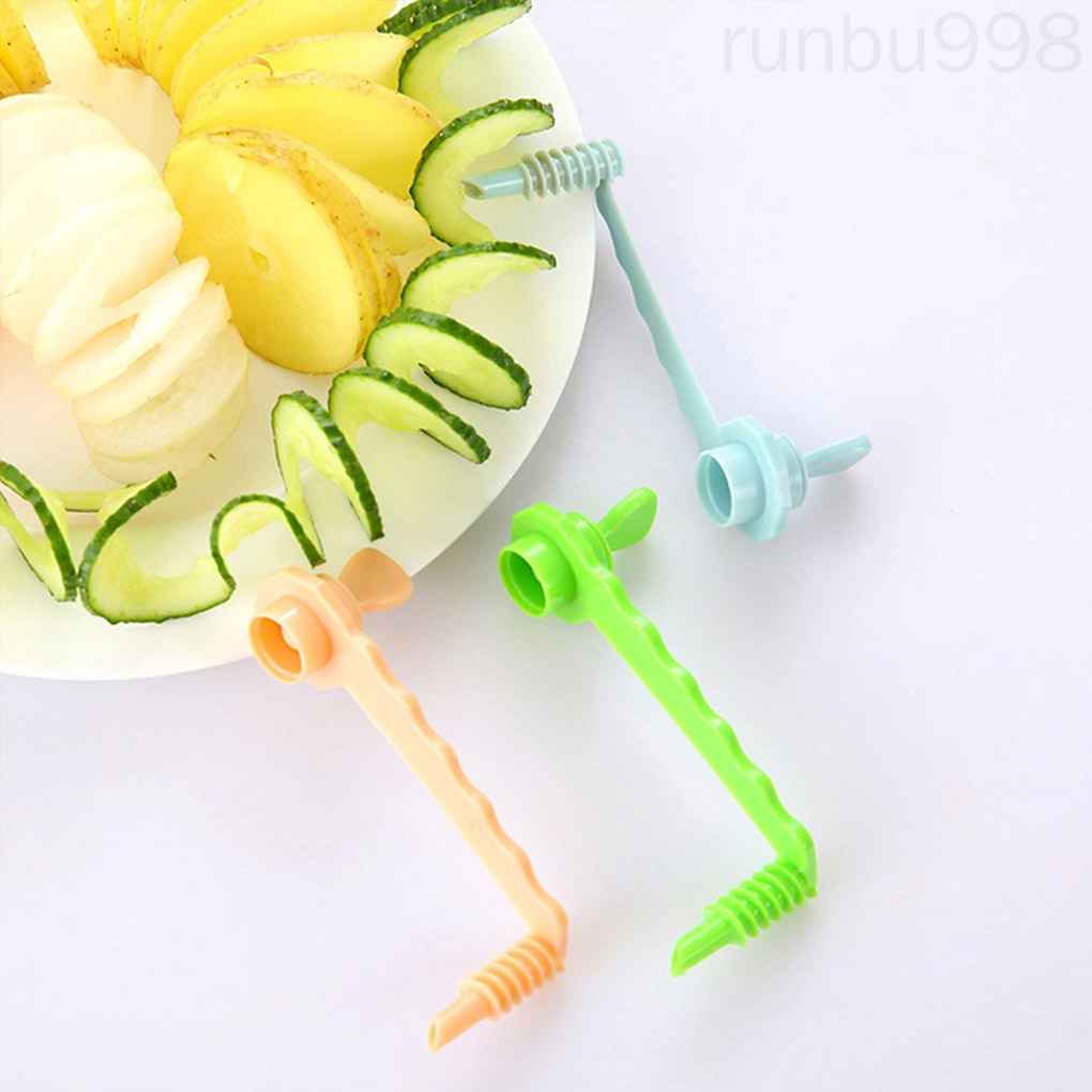 Dụng Cụ Cắt Hoa Củ Quả Hình Xoắn Ốc Xoay 360 Độ Tiện Dụng Cho Nhà Bếp