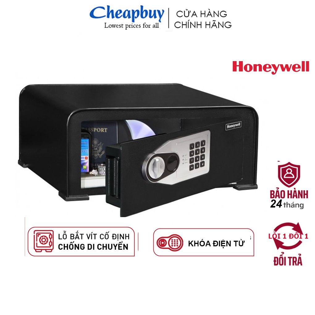 Két sắt điện tử an toàn Honeywell Mỹ 5705 khoá điện tử - Hàng Chính hãng bảo hành 2 năm