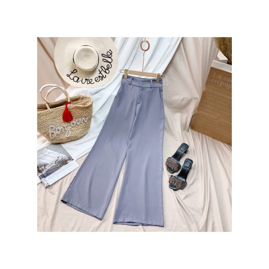 [Co size] Quần ống suôn màu trơn | BigBuy360 - bigbuy360.vn