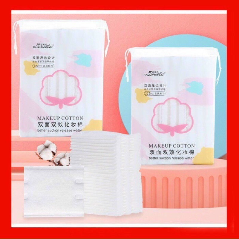 Bông Tẩy Trang Lameila 222 miếng - Nội Địa Trung