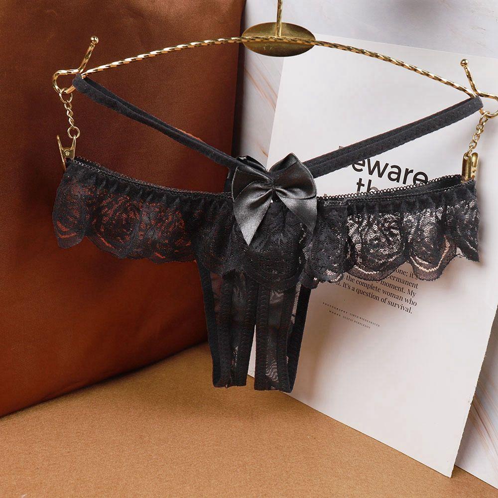 OCEANMAP Quần Lót Ren Lưới Lưng Thấp Quyến Rũ Phong Cách Hàn Quốc Cho Nữ