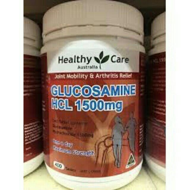 GLUCOSAMINE HCL HEALTHY CARE 1500MG 400 VIÊN