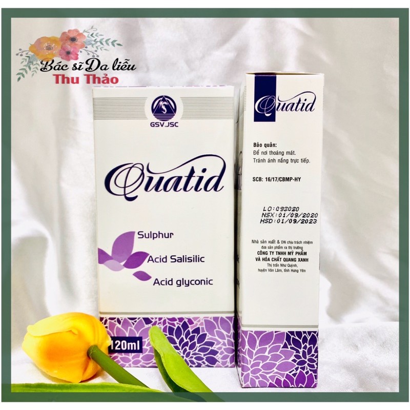 SỮA RỬA MẶT QUATID PHÙ HỢP DA DẦU MỤN