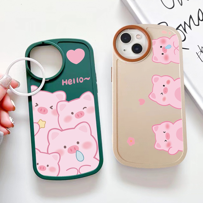 Suntaiho Ốp điện thoại tpu silicon hình ba chú lợn thích hợp cho Iphone 11 Pro Max 13 Xr Xs Max 7 8 Plus 12 Pro Max