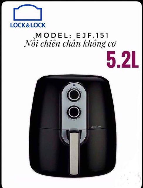 Nồi chiên không dầu lock and lock Ejf-351