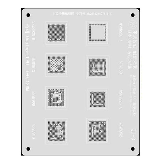VĨ LÀM CHÂN ĐA NĂNG IC CPU MIJING QU-3 / QUALCOMM