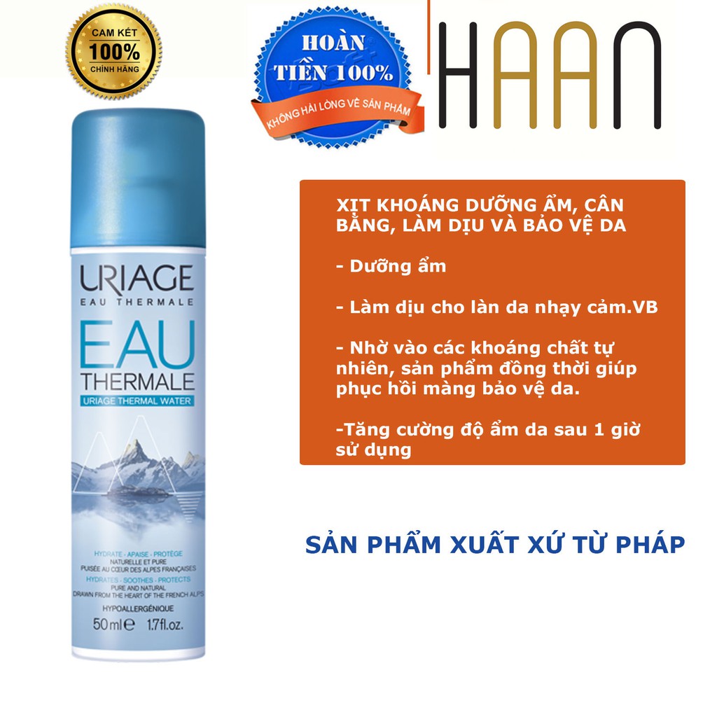 [PHÁP] Xịt Khoáng Dưỡng Ẩm & Cân Bằng Da Eau Thermale Water 50ml 150ml 300ml