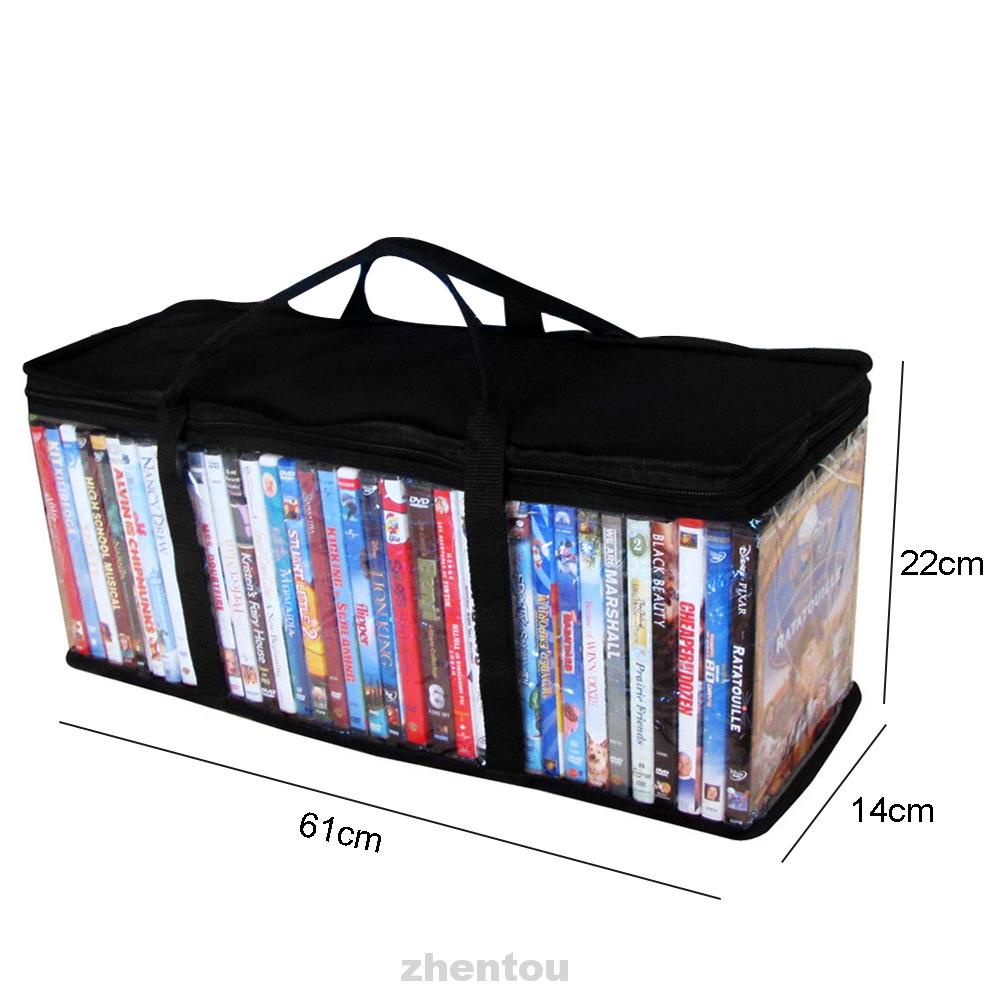 Zipper Oxford Cloth With Handle DVD Carrying Storage Bag