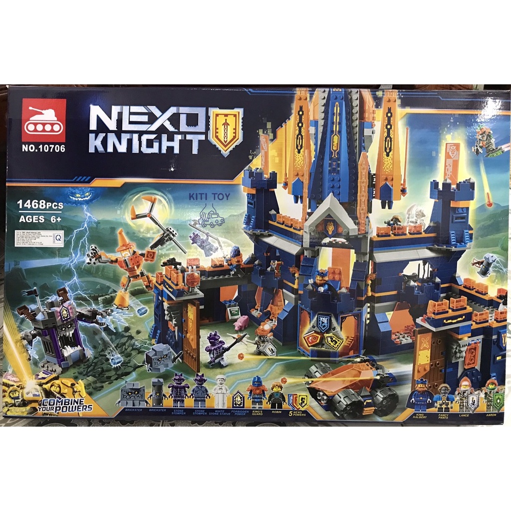 Lắp Ráp Bela 10706 Lâu Đài Knighton Nexo Knights