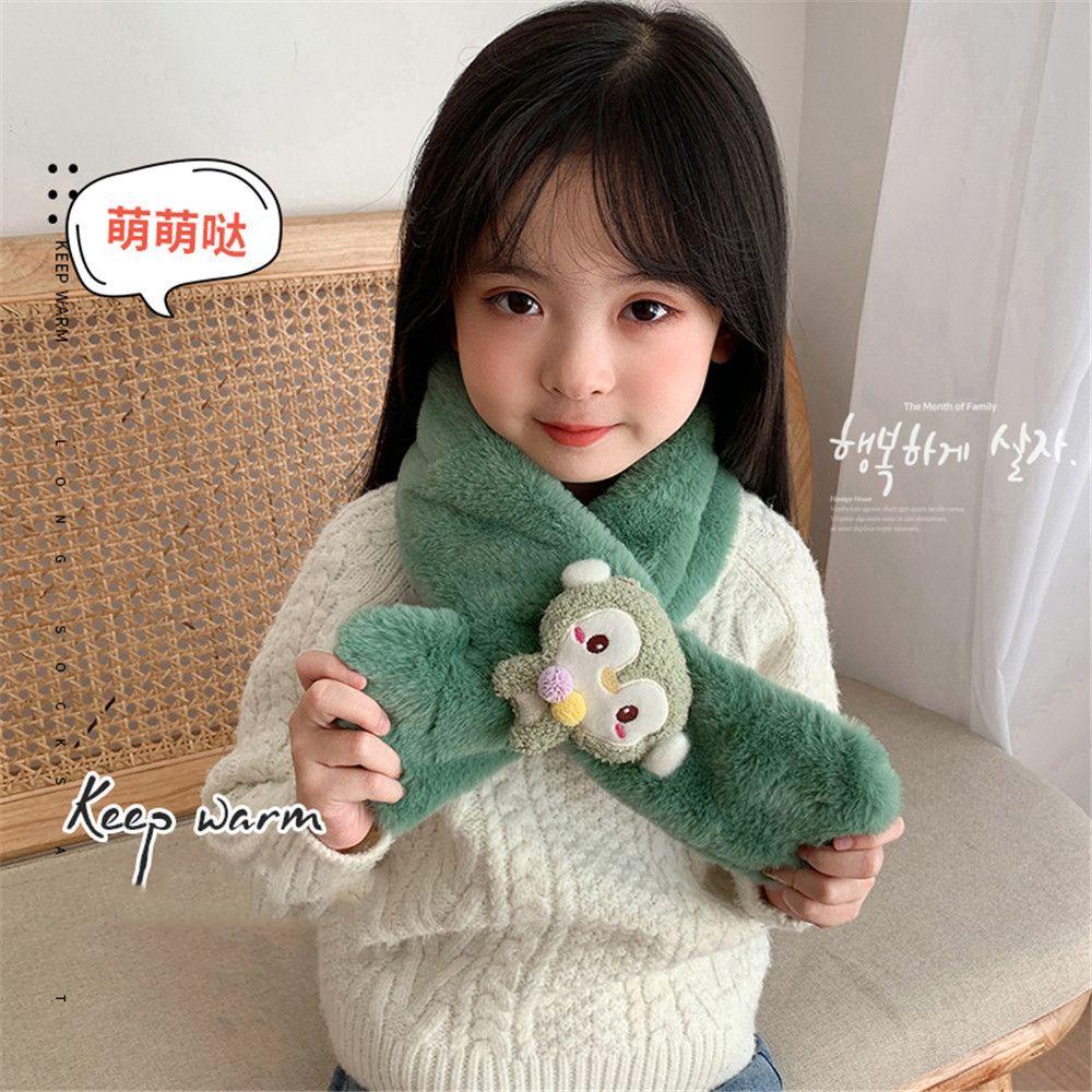 Khăn Choàng Cổ Bằng Lông Giả Mềm Mại Dễ Thương Cho Bé