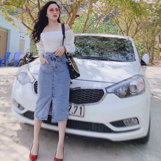Skirt jeans
