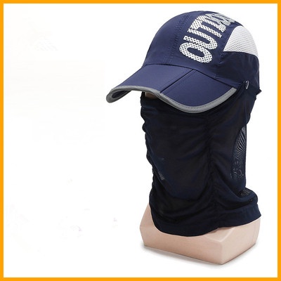 Mũ che nắng với lưới che mặt thoáng khí thời trang cho nam