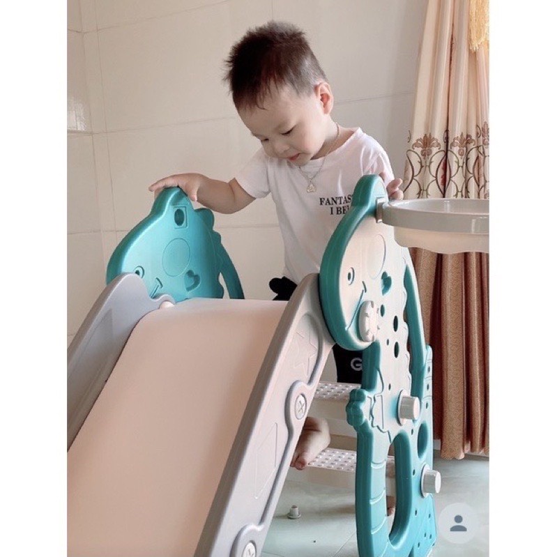 Cầu trượt khủng long cho bé. Cầu trượt hàng cao cấp