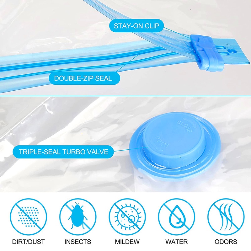 Túi Hút Chân Không Đựng Quần Áo Du Lịch